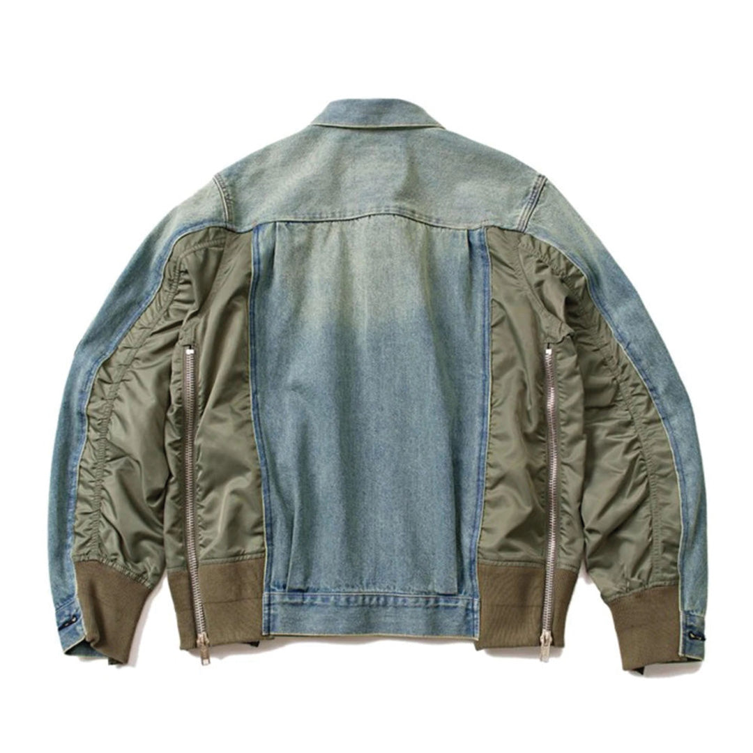 Denim Nylon Jacket
