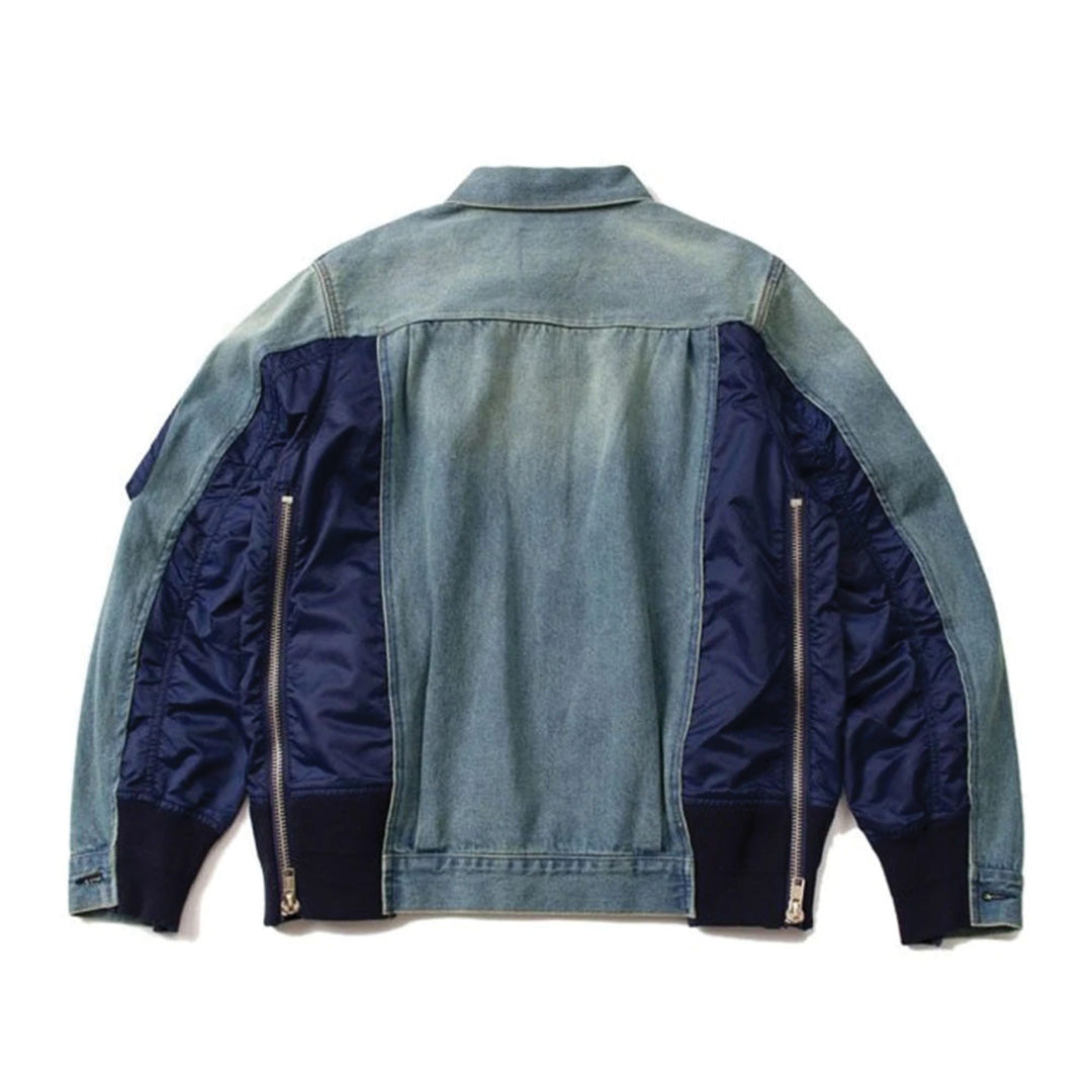 Denim Nylon Jacket